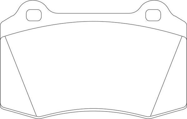 FIT FP1053 - Brake Pad Set, disc brake autospares.lv