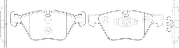 FIT FP1061 - Brake Pad Set, disc brake autospares.lv