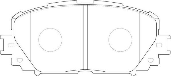 FIT FP1068 - Brake Pad Set, disc brake autospares.lv