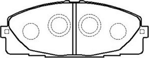 FIT FP1067 - Brake Pad Set, disc brake autospares.lv
