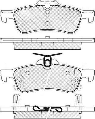 FIT FP1083 - Brake Pad Set, disc brake autospares.lv