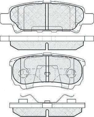 FIT FP1037 - Brake Pad Set, disc brake autospares.lv