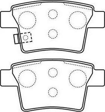 FIT FP1071 - Brake Pad Set, disc brake autospares.lv