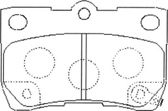 FIT FP1113 - Brake Pad Set, disc brake autospares.lv