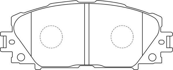 FIT FP1184 - Brake Pad Set, disc brake autospares.lv