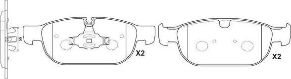 FIT FP1865 - Brake Pad Set, disc brake autospares.lv