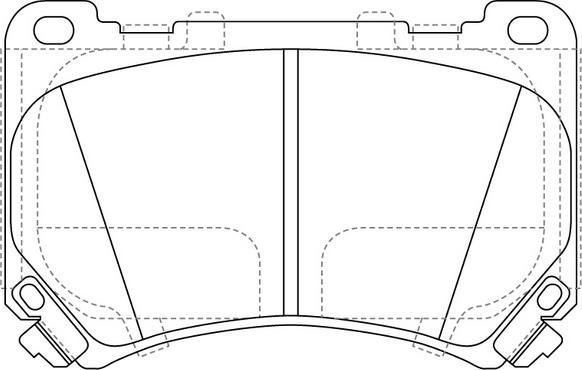 FIT FP1396 - Brake Pad Set, disc brake autospares.lv