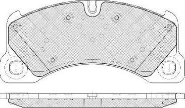 Valeo 671280 - Brake Pad Set, disc brake autospares.lv