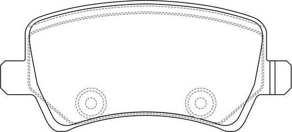 FIT FP1307 - Brake Pad Set, disc brake autospares.lv