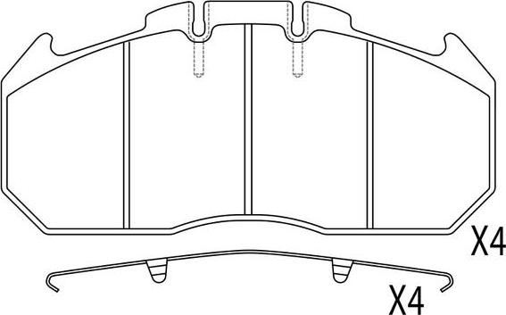 FIT FP1310 - Brake Pad Set, disc brake autospares.lv