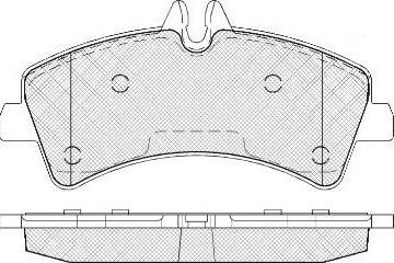 FIT FP1318 - Brake Pad Set, disc brake autospares.lv