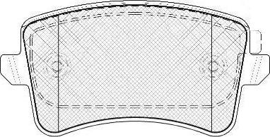 FIT FP1386 - Brake Pad Set, disc brake autospares.lv