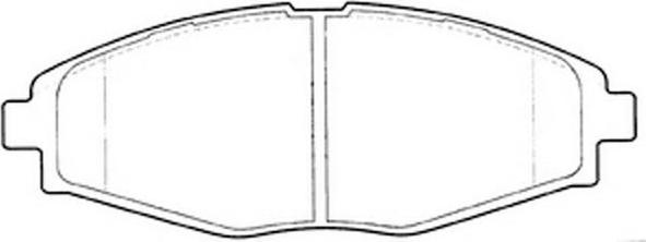 FIT FP1321 - Brake Pad Set, disc brake autospares.lv