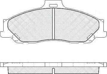 FIT FP1374 - Brake Pad Set, disc brake autospares.lv