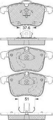 FIT FP1257 - Brake Pad Set, disc brake autospares.lv