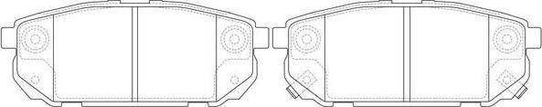 FIT FP1261 - Brake Pad Set, disc brake autospares.lv