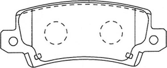 FIT FP1216 - Brake Pad Set, disc brake autospares.lv