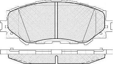 FIT FP1210 - Brake Pad Set, disc brake autospares.lv