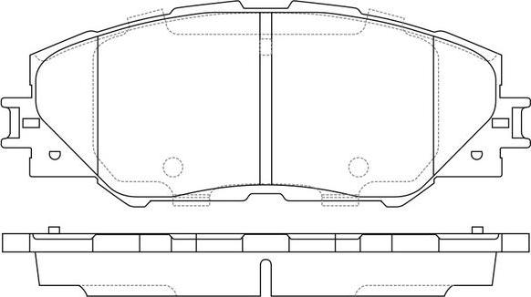 FIT FP1211 - Brake Pad Set, disc brake autospares.lv