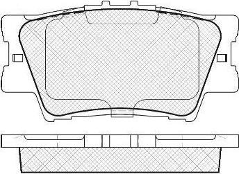 FIT FP1212 - Brake Pad Set, disc brake autospares.lv