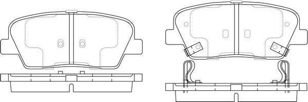 FIT FP1284 - Brake Pad Set, disc brake autospares.lv