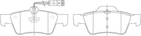 FIT FP1238E - Brake Pad Set, disc brake autospares.lv