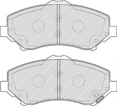 FIT FP1273 - Brake Pad Set, disc brake autospares.lv