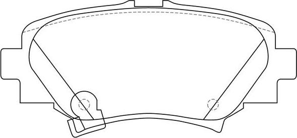 FIT FP1729 - Brake Pad Set, disc brake autospares.lv