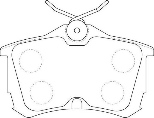 FIT FP8183 - Brake Pad Set, disc brake autospares.lv