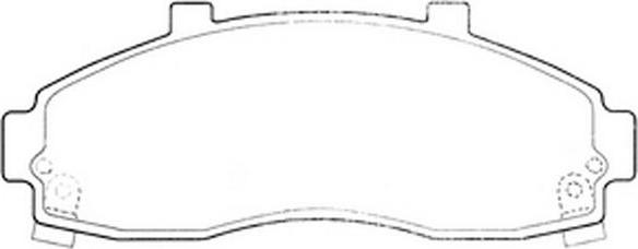 FIT FP3021 - Brake Pad Set, disc brake autospares.lv