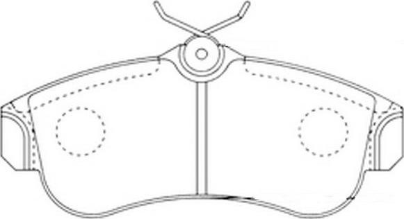 FIT FP2105 - Brake Pad Set, disc brake autospares.lv