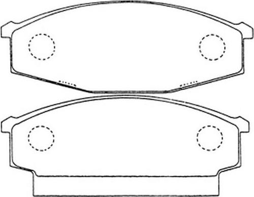 FIT FP2101 - Brake Pad Set, disc brake autospares.lv