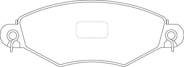 FIT FP2317 - Brake Pad Set, disc brake autospares.lv