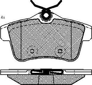 FIT FP2338 - Brake Pad Set, disc brake autospares.lv