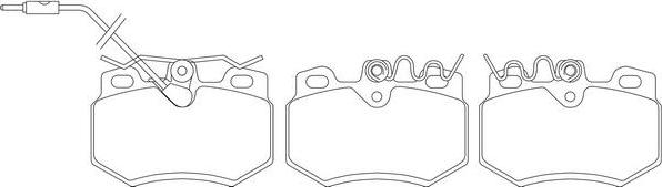 FIT FP2325E - Brake Pad Set, disc brake autospares.lv