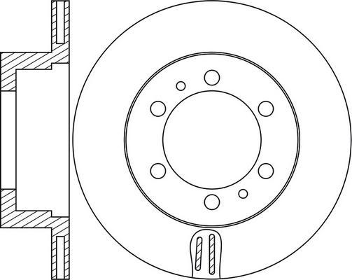 Quinton Hazell BDC3922 - Brake Disc autospares.lv