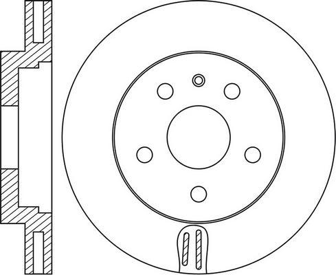 BENDIX 562592BC - Brake Disc autospares.lv