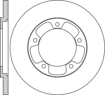 AKRON 1110628 - Brake Disc autospares.lv