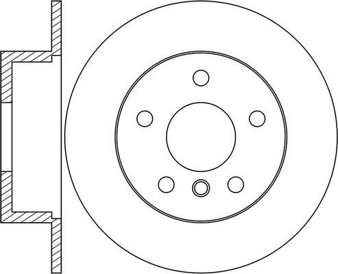 KRAFT AUTOMOTIVE 6052720 - Brake Disc autospares.lv