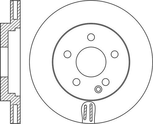 FIT FR0913V - Brake Disc autospares.lv