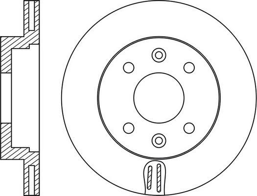 Fri.Tech. BD1266 - Brake Disc autospares.lv