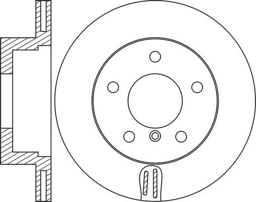 Metelli 23-0811 - Brake Disc autospares.lv