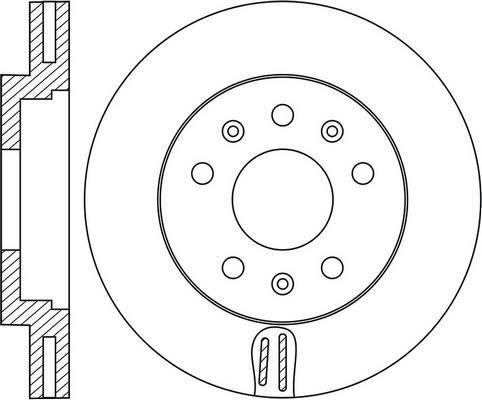 FIT FR0984V - Brake Disc autospares.lv