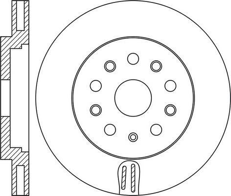 INTERBRAKE BD2379 - Brake Disc autospares.lv