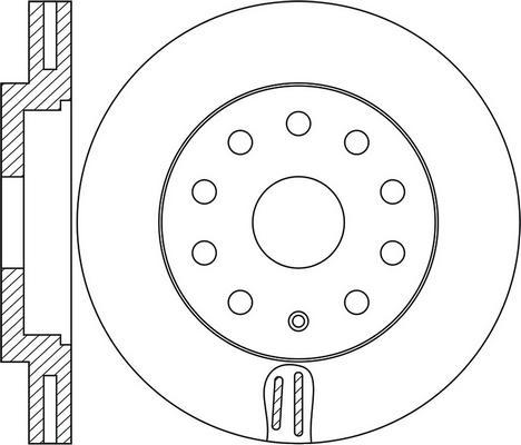 Triscan 430220 - Brake Disc autospares.lv