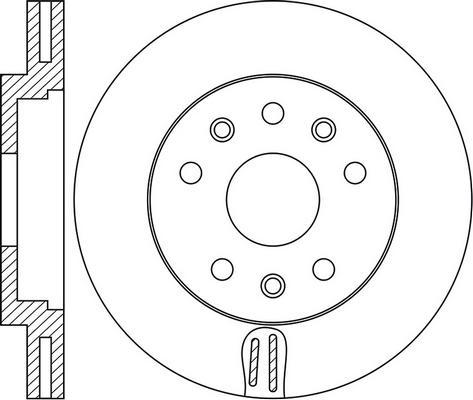 FIT FR0976V - Brake Disc autospares.lv