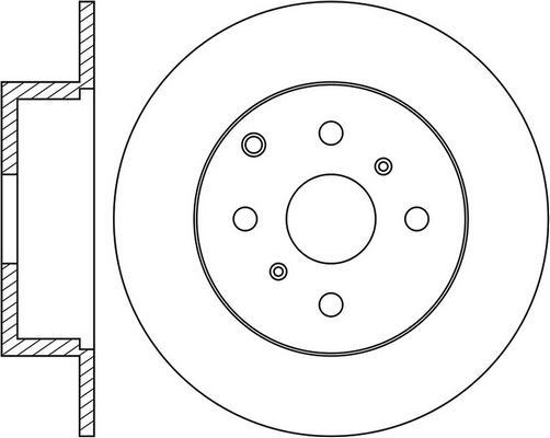 FIT FR0419 - Brake Disc autospares.lv