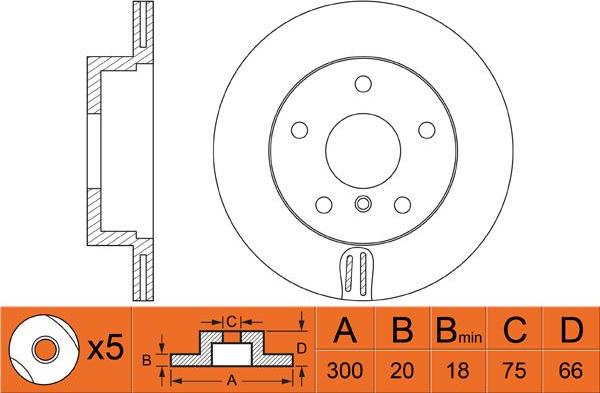 Knorr Bremse 351605 - Brake Disc autospares.lv