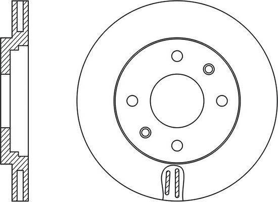 FIT FR0482V - Brake Disc autospares.lv