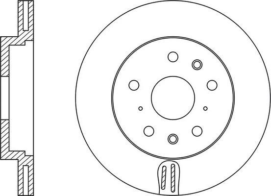 FIT FR0431V - Brake Disc autospares.lv